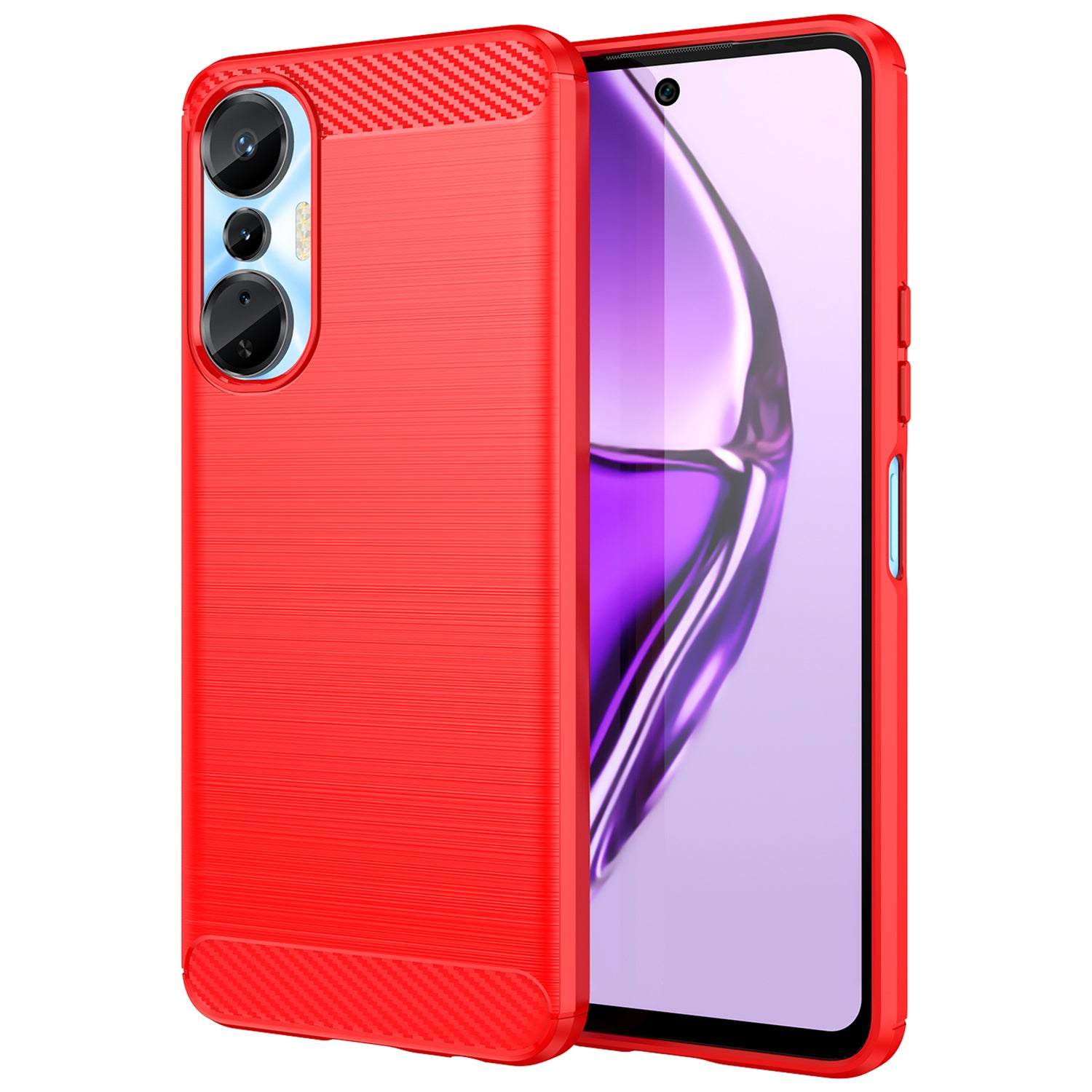 For Infinix Hot 20S 4G Carbon Fiber Texture Anti-collision Phone Case Soft TPU Brushed Surface Protective Cover For Infinix Hot 20S 4G Carbon Fiber Texture Anti-collision Phone Case Soft TPU Brushed Surface Protective Cover